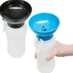 Unterwegs Mit Hund|Futternapf>Futterfreund Flasche mit Trinknapf, Kunststoff, 550ml