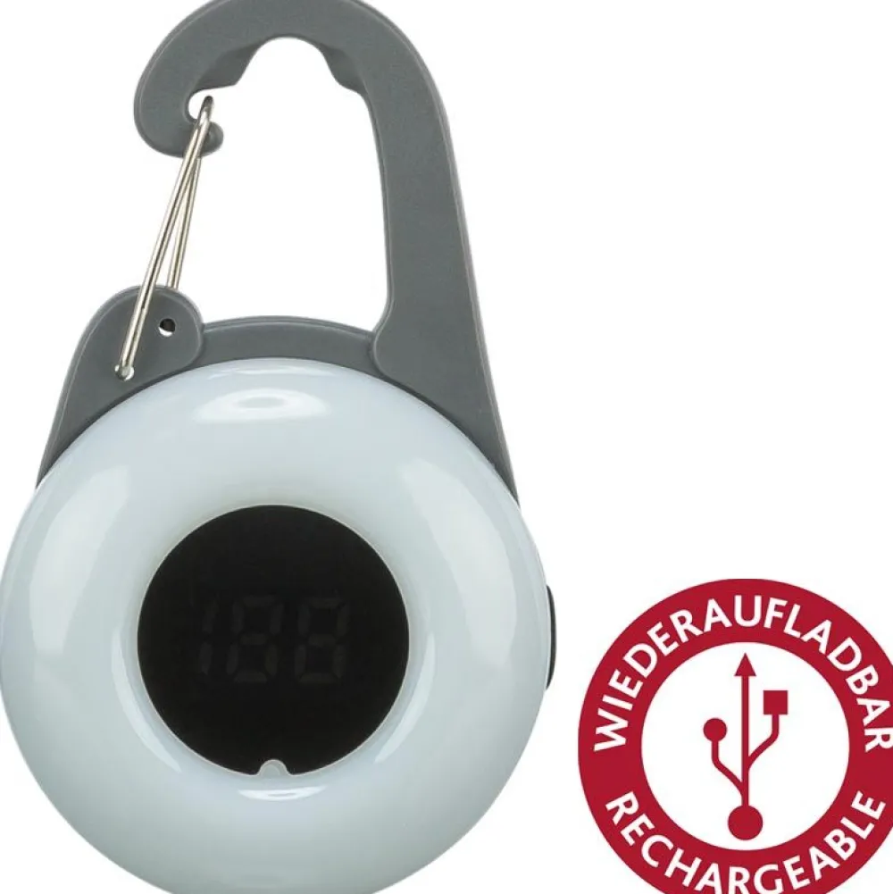 Unterwegs Mit Hund>Futterfreund Flasher USB, 4 x 6,5 cm, grafit