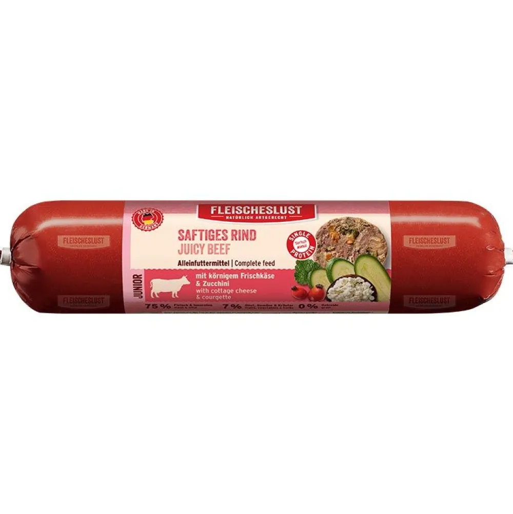 Fleischeslust>Futterfreund Fleischeslust Junior Saftiges Rind