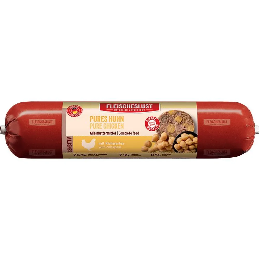 Fleischeslust>Futterfreund Fleischeslust Sensitiv Pures Huhn
