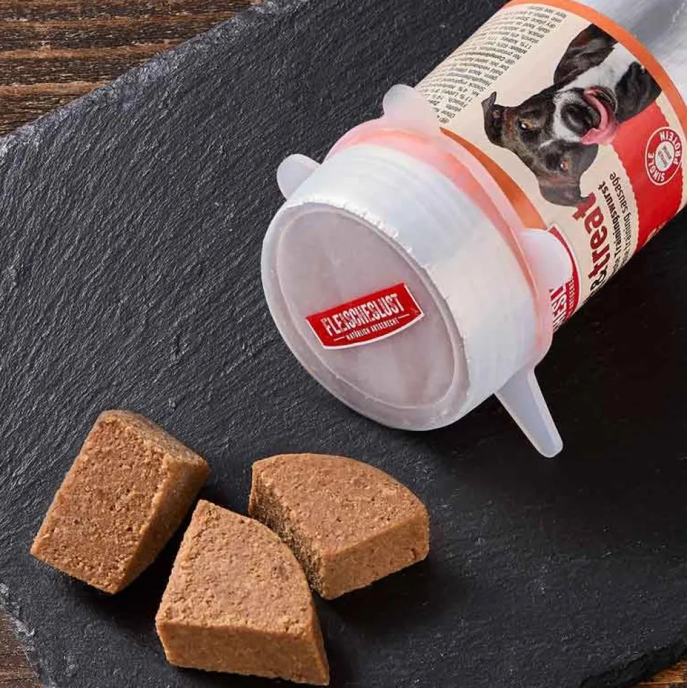 Steakhouse|Futternapf>Futterfreund Fleischeslust Würstchenwächter 200g und 400g Wurst