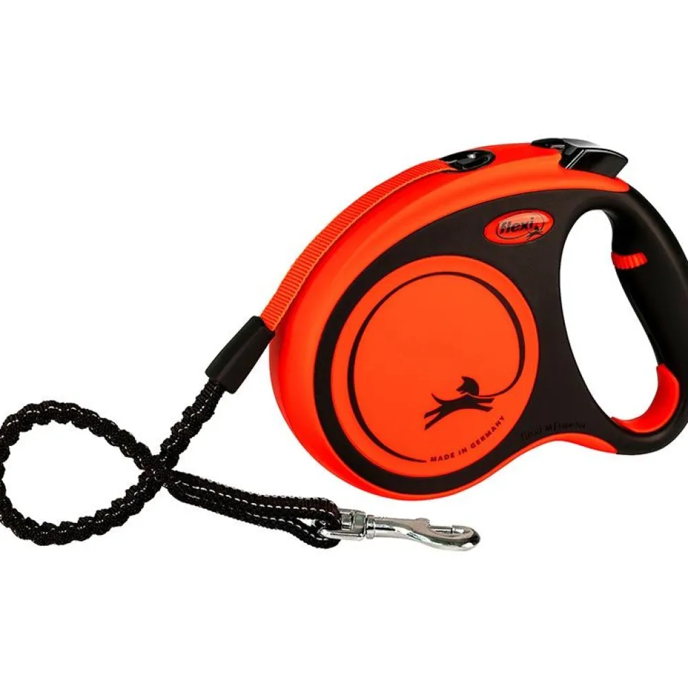 Halsbänder, Leinen & Geschirre>Futterfreund flexi XTREME, Gurt, schwarz/orange