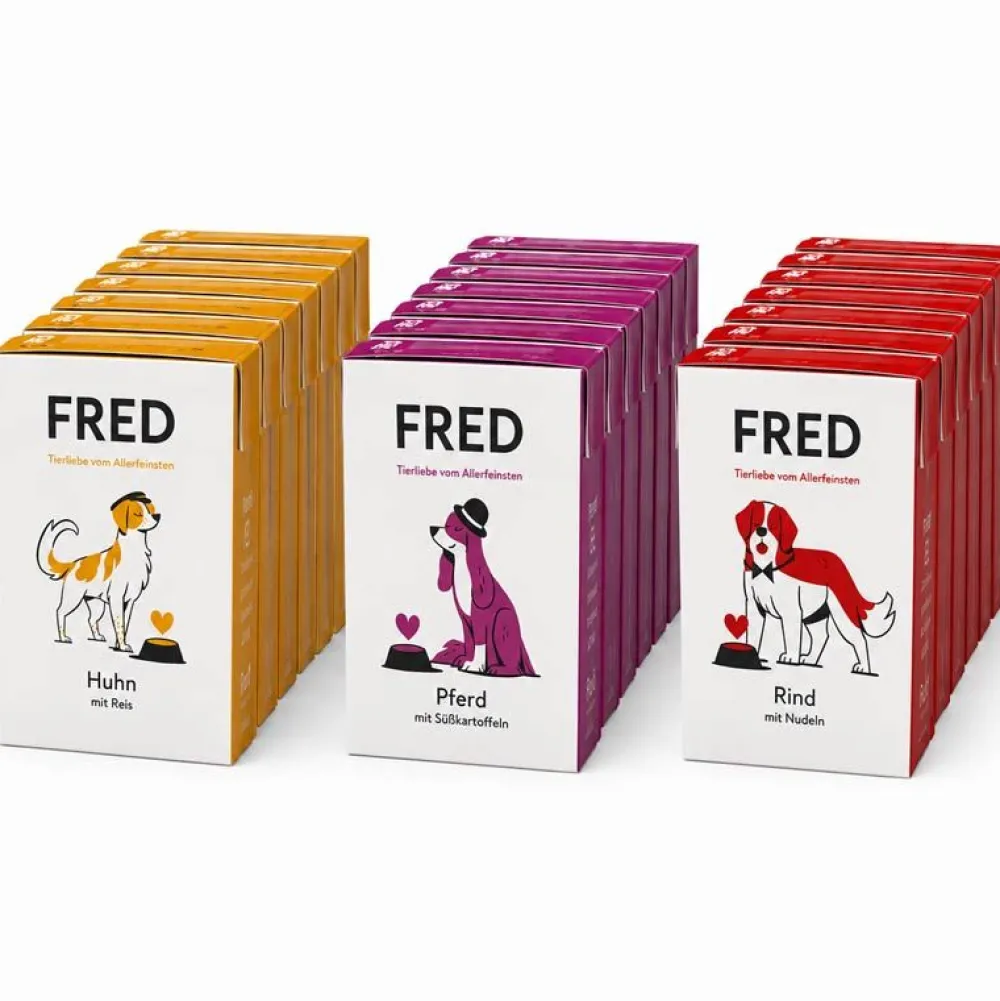 Fred & Felia>Futterfreund FRED Nassfutter Vorteilspack 30 x 390g
