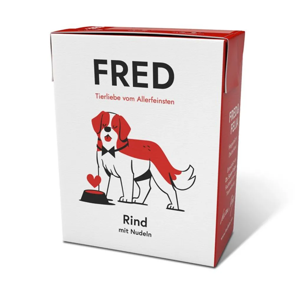 Fred & Felia>Futterfreund FRED Rind mit Nudeln