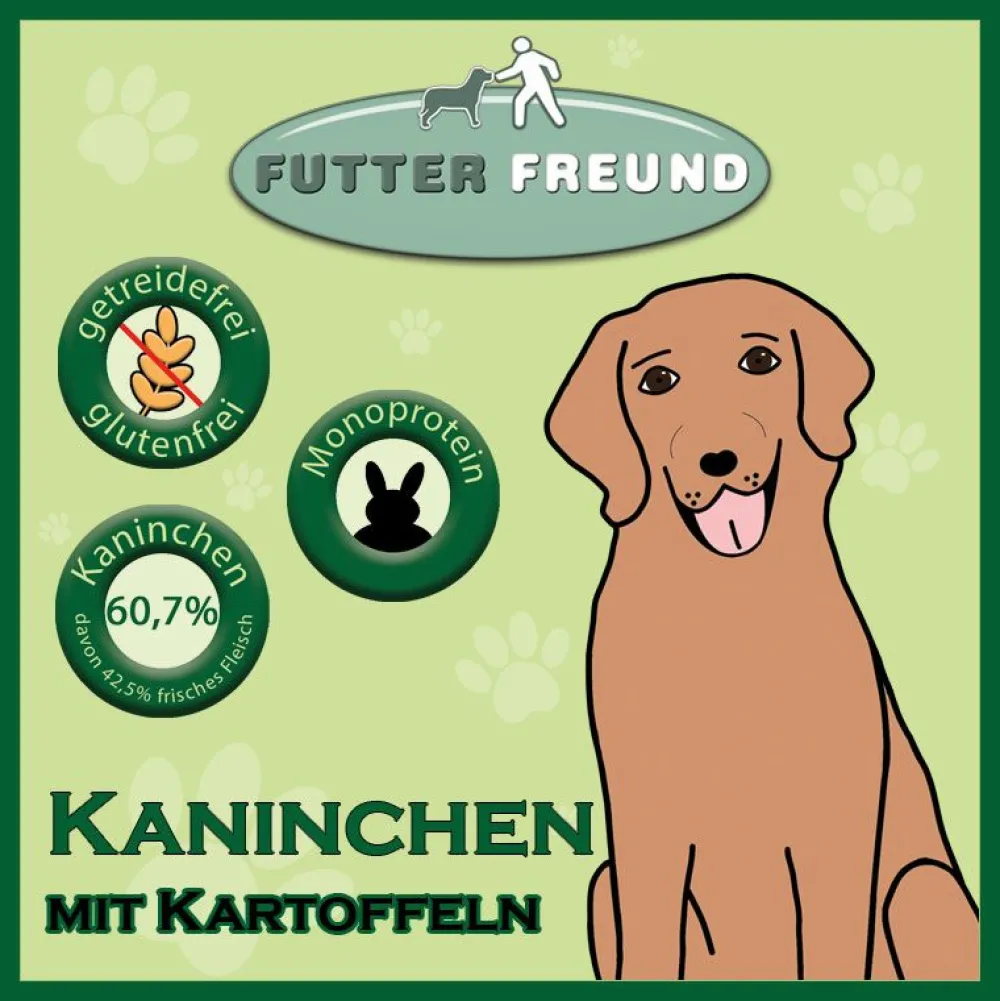 Futterfreund>Futterfreund Trockenfutter Kaninchen + Kartoffeln
