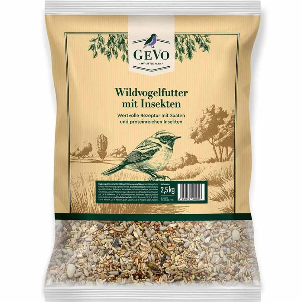 Wildvogelfutter>Futterfreund GEVO Wildvogelfutter mit Insekten 2,5 kg