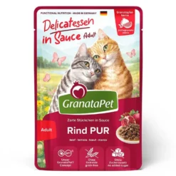 Granatapet>Futterfreund GranataPetKatze DeliCATessen in Sauce Rind PUR 100g