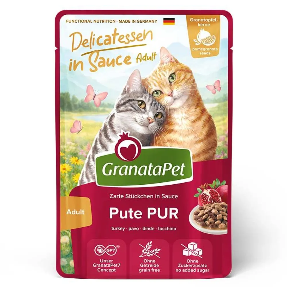 Granatapet>Futterfreund GranataPetKatze DeliCATessen in Sauce Pute PUR 100g