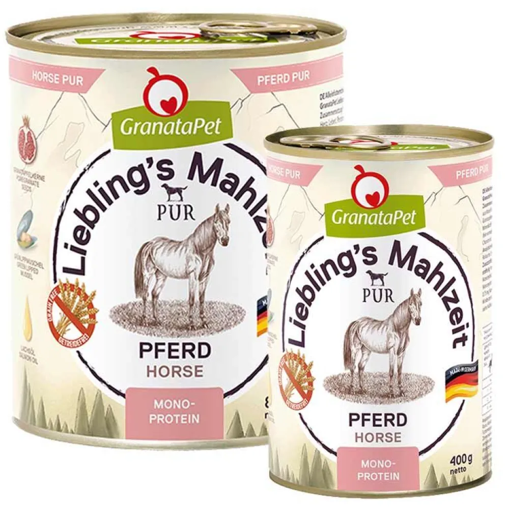 Granatapet>Futterfreund Granatapet Lieblingsmahlzeit Pferd PUR