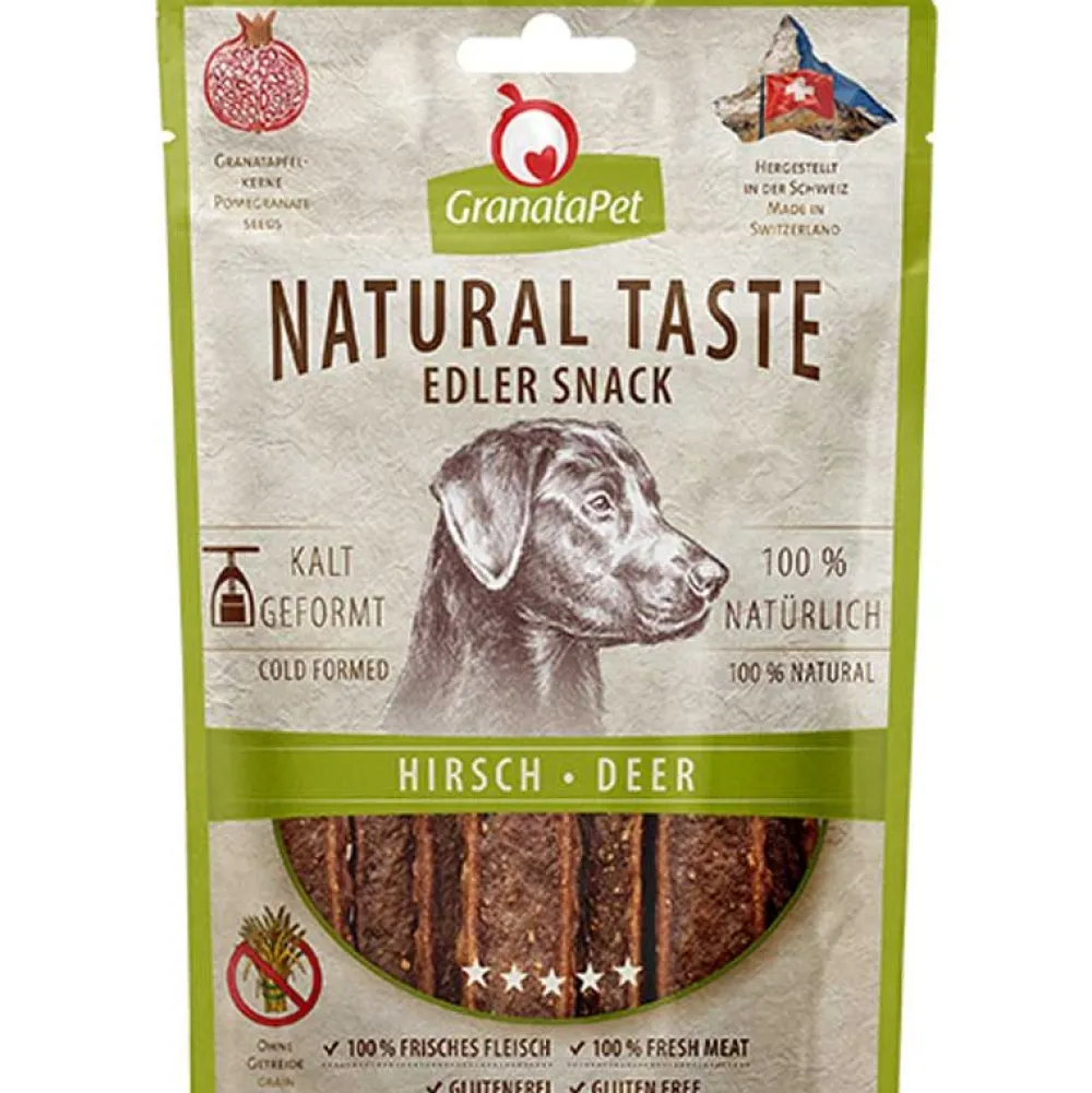 Granatapet|Granatapet>Futterfreund GranataPet Natural Taste Edler Snack Hirsch 90g