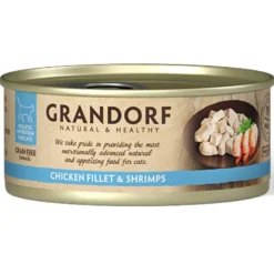 Grandorf>Futterfreund Grandorf Katze Dose Hühnerbrust + Garnelen 70g