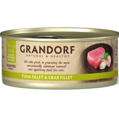 Grandorf>Futterfreund Grandorf Katze Dose Thunfischfilet + Krabbenfilet 70g