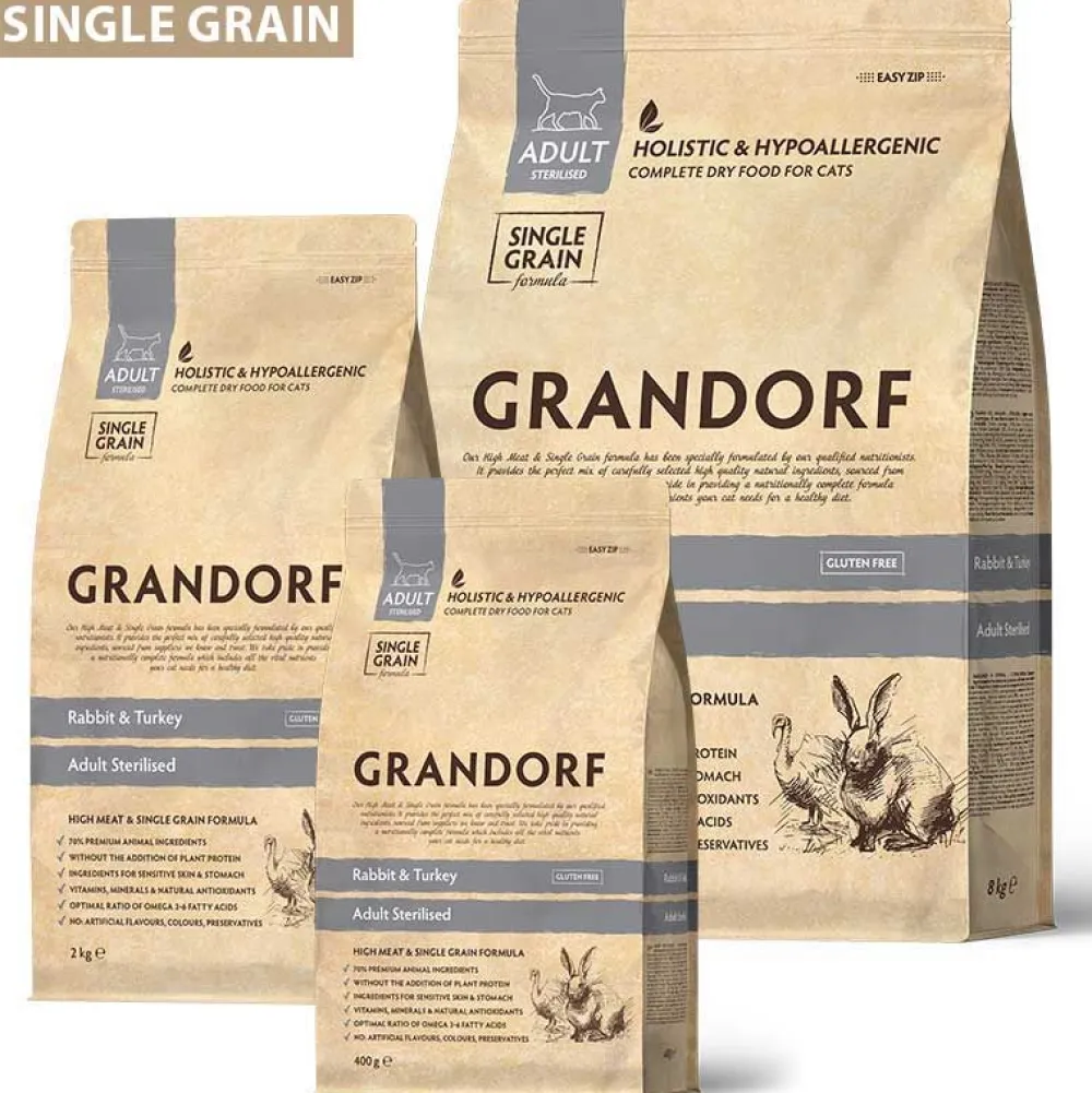 Grandorf>Futterfreund Grandorf Katze Sterilized Kaninchen und Pute