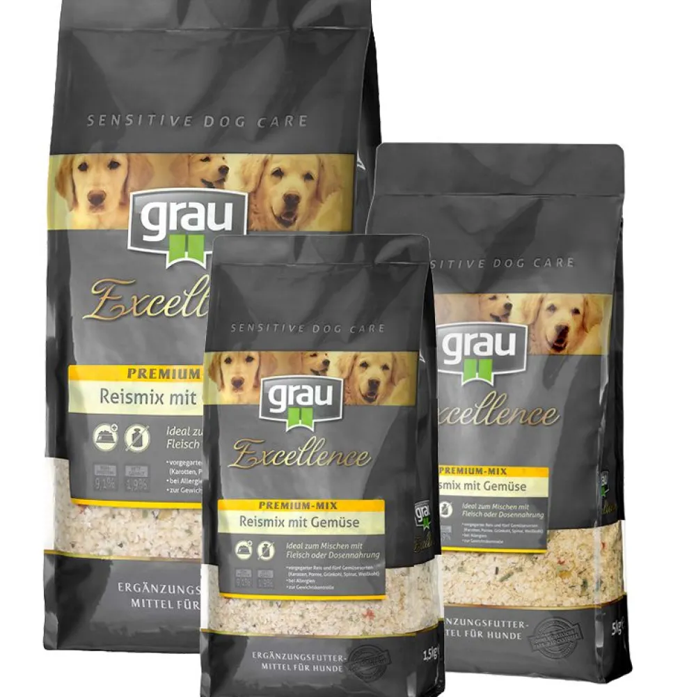 Grau|Grau>Futterfreund Grau Excellence Premium-Mix Reismix mit Gemüse