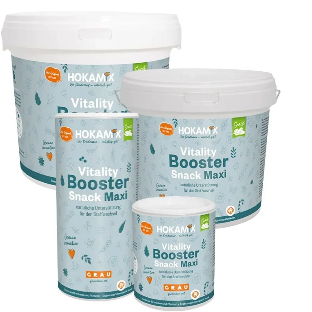 Grau|Grau>Futterfreund Grau Hokamix Vitality Booster Snack Maxi