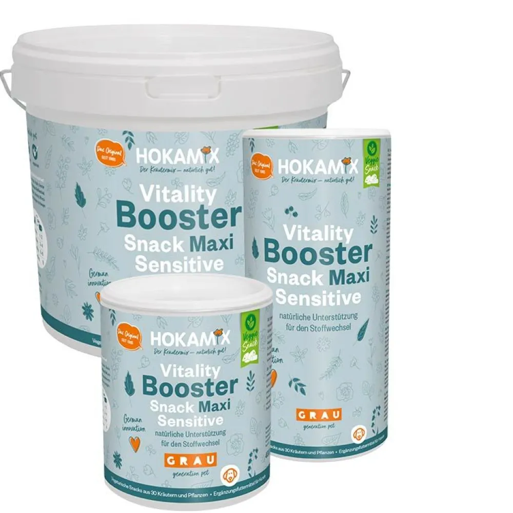 Grau|Grau>Futterfreund Grau Hokamix Vitality Booster Snack Maxi Sensitive