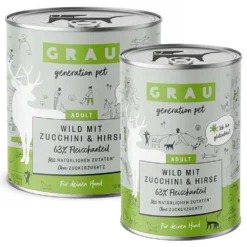 Grau>Futterfreund Grau Hund Adult Wild mit Zucchini und Hirse