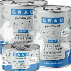 Grau>Futterfreund Grau Katze Adult Geflügel und Seefisch