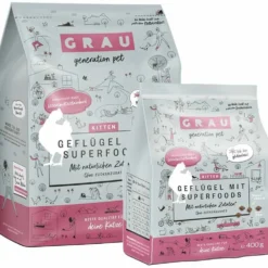 Grau>Futterfreund Grau Katze Kitten Geflügel mit Superfoods