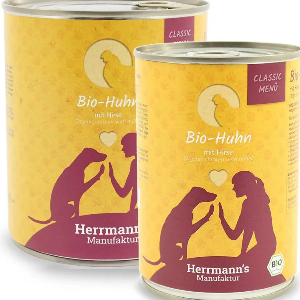 Herrmanns Manufaktur>Futterfreund Herrmanns Bio-Huhn mit Hirse