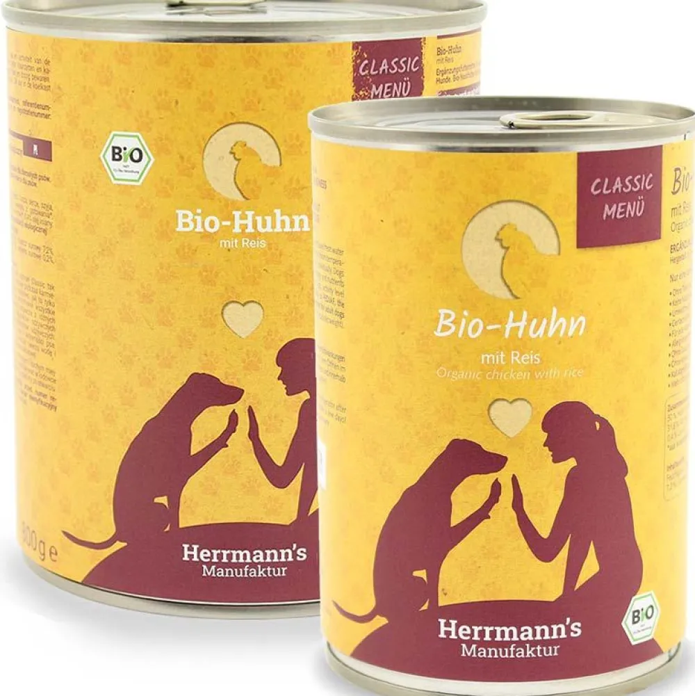 Herrmanns Manufaktur>Futterfreund Herrmanns Bio-Huhn mit Reis