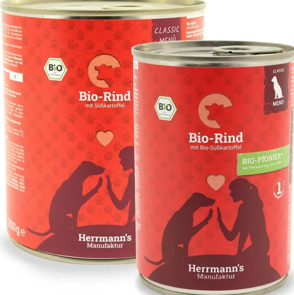 Herrmanns Manufaktur>Futterfreund Herrmanns Bio-Rind mit Süßkartoffeln