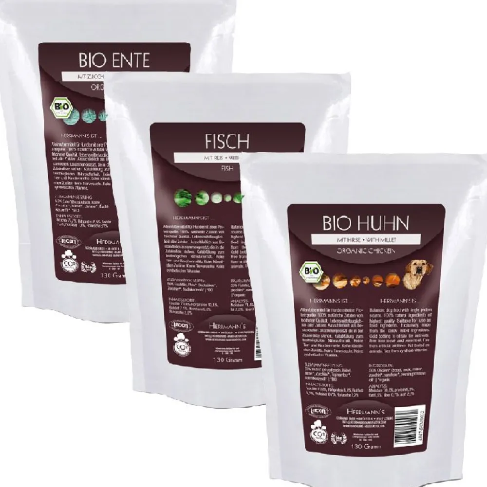 Herrmanns Manufaktur>Futterfreund Herrmanns Sparpaket Standbeutel 130g