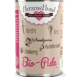 Herzens Hund>Futterfreund HerzensHund Bio-Pute mit Bio-Gemüse