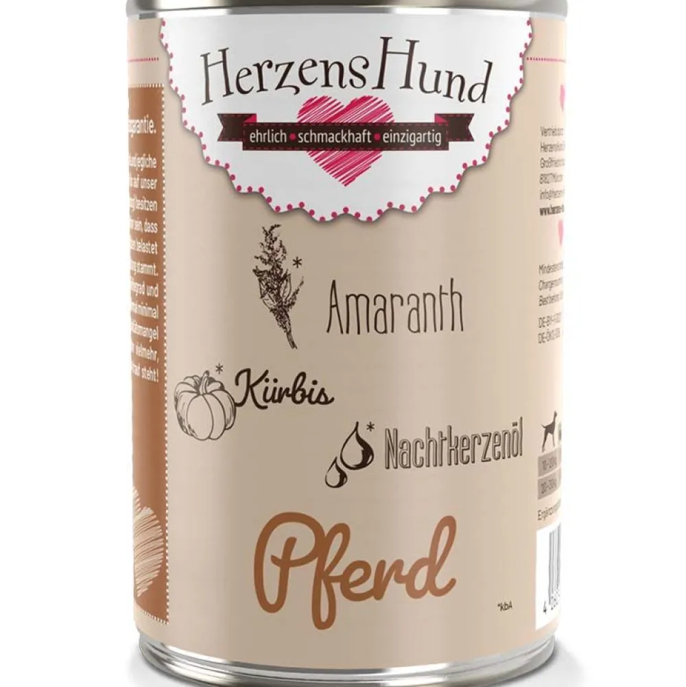 Herzens Hund>Futterfreund HerzensHund Pferd mit Bio-Gemüse
