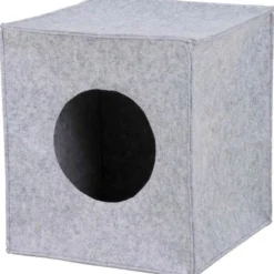 Katzen Schlafplatz|Kratzbäume Und -Möbel>Futterfreund Höhle Anton für Regal, 33 x 33 x 37 cm, grau