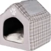 Katzen Schlafplatz|Schlafplatz>Futterfreund Höhle Silas, 40 x 45 x 40 cm, grau/creme