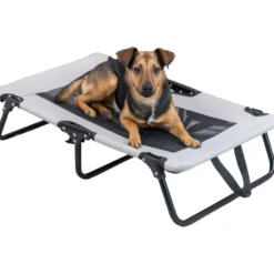 Camping Mit Hund|Unterwegs Mit Hund>Futterfreund Hundeliege, beige/schwarz