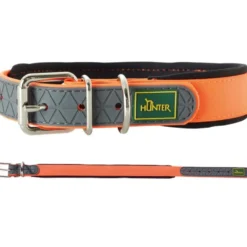 Halsbänder, Leinen & Geschirre>Futterfreund Hunter Halsband Convenience Comfort, neonorange