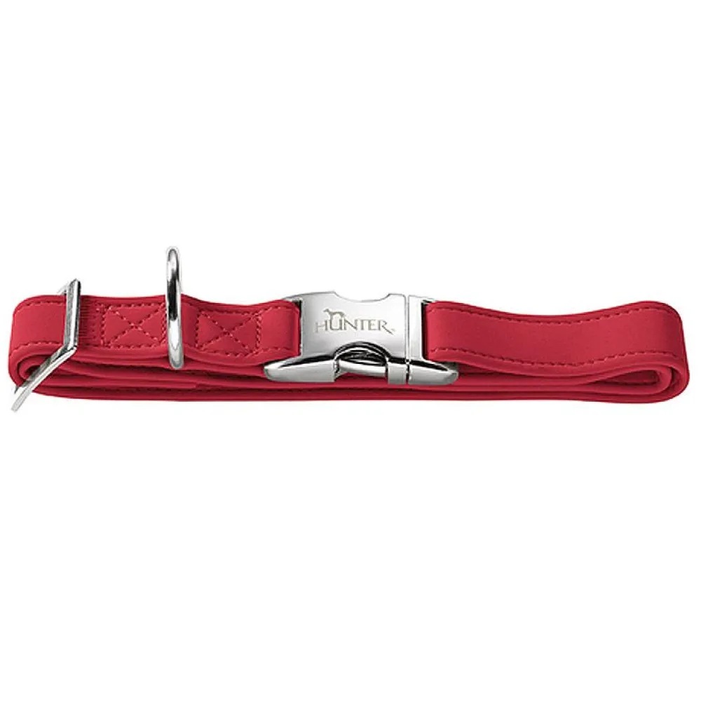 Halsbänder, Leinen & Geschirre>Futterfreund Hunter Halsung Softie Alu-Strong, rot