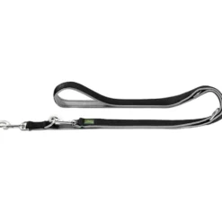 Halsbänder, Leinen & Geschirre>Futterfreund Hunter verstellbare Führleine Neopren, schwarz/grau