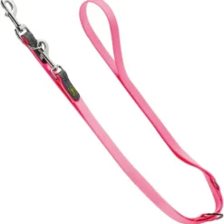 Halsbänder, Leinen & Geschirre>Futterfreund Hunter verstellbare Führleine Convenience, neonpink