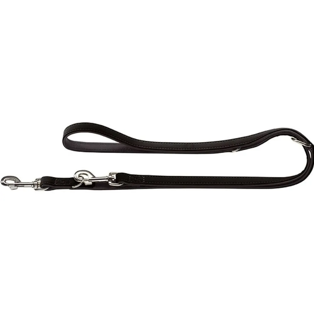 Halsbänder, Leinen & Geschirre>Futterfreund Hunter Verstellbare Führleine Softie, schwarz
