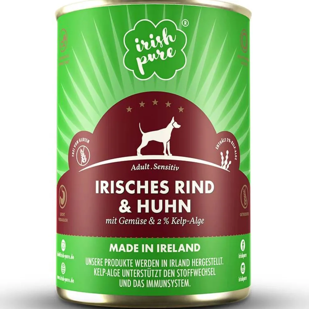 Irish Pure>Futterfreund Irish Pure Dose Irisches Rind + Huhn Adult 390g
