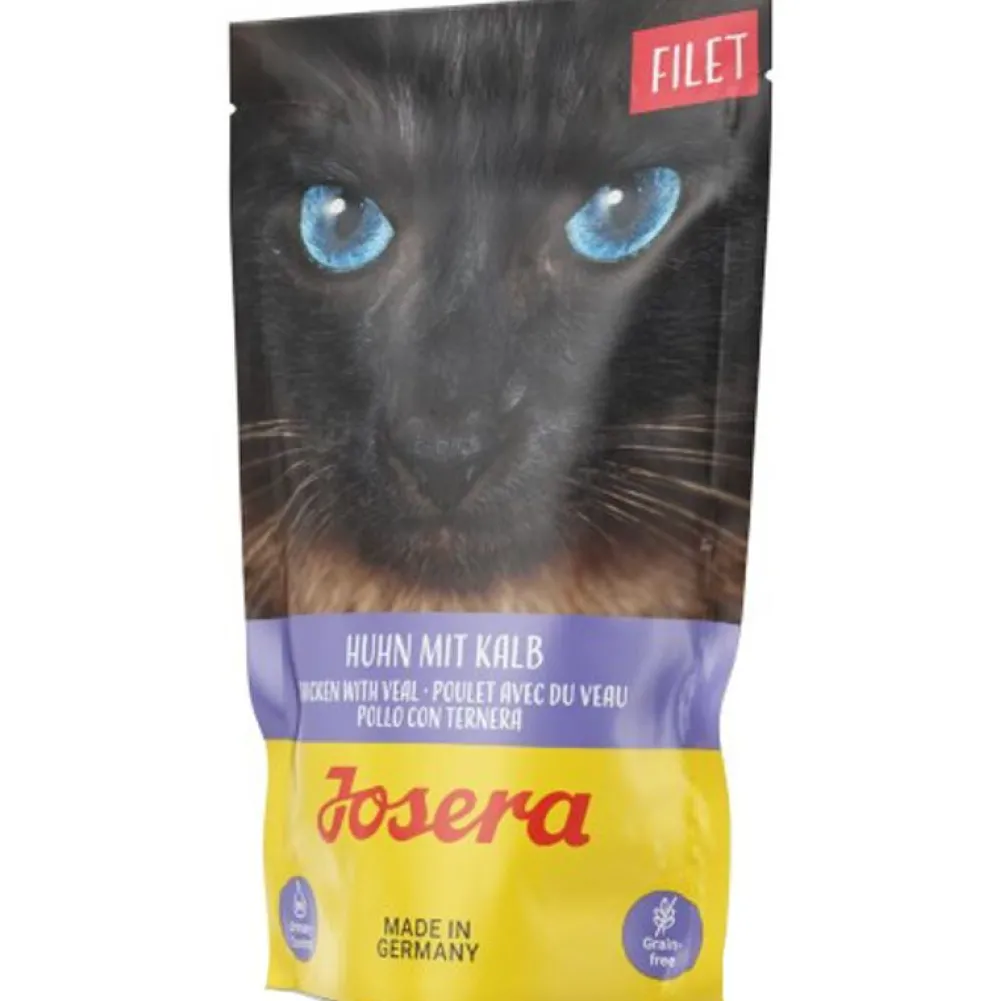 Josera>Futterfreund Josera Katze Filet Huhn mit Kalb 70g