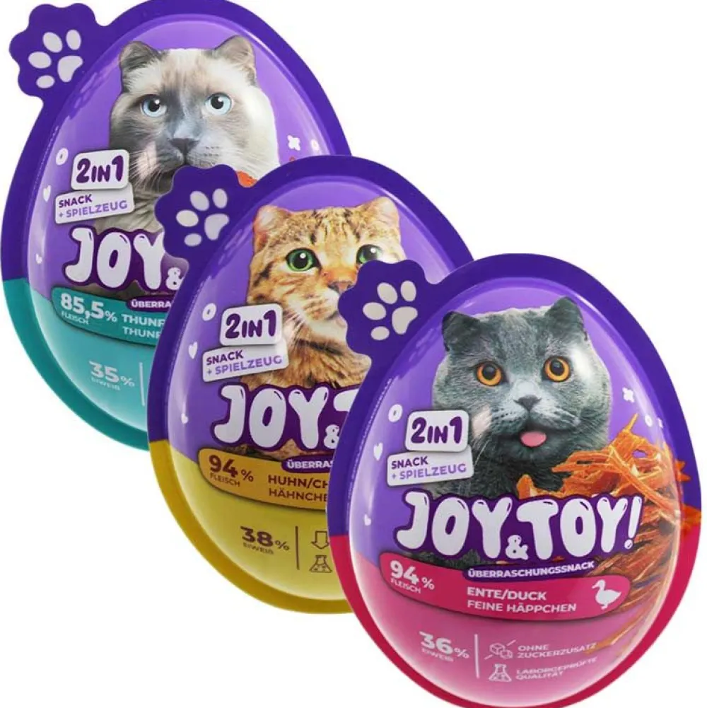 Joy & Toy>Futterfreund JOY + TOY Überraschungsei für Katzen