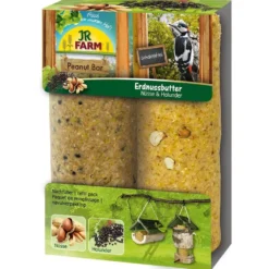 Wildvogelfutter>Futterfreund JR Farm Peanut Bar 2er-Pack Nüsse+Holunder 700g