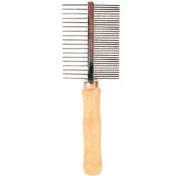 Bürsten & Kämme|Katzenpflege & Hygiene>Futterfreund Kamm, beidseitig, mittlere/grobe Zinken, 17 cm