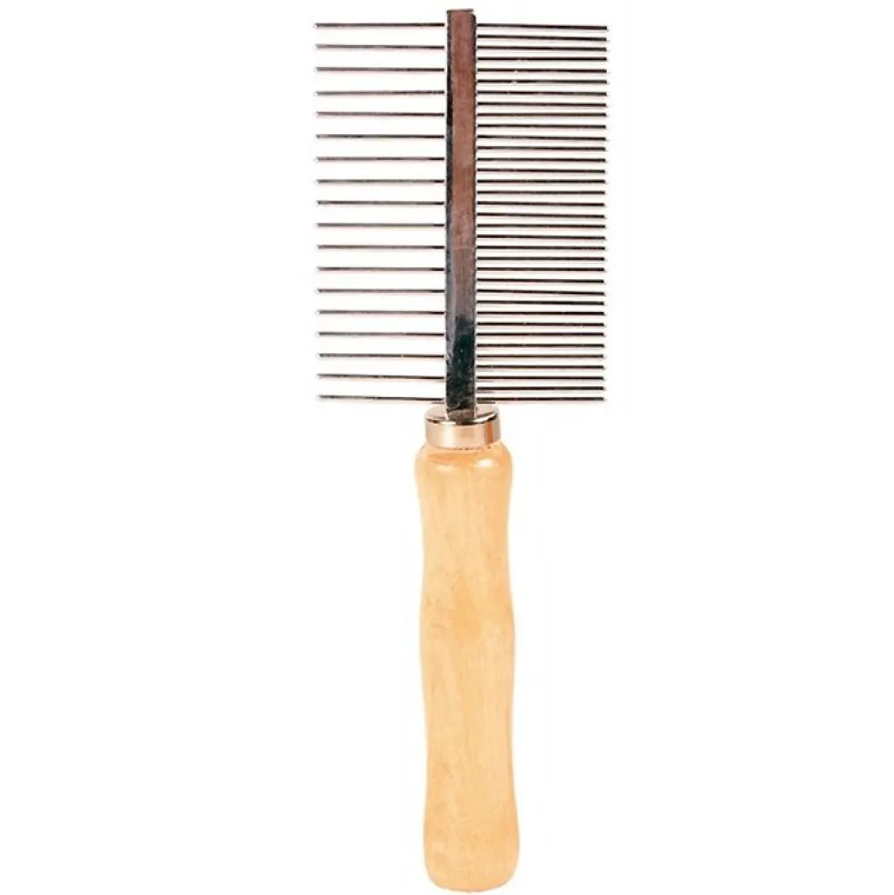 Bürsten & Kämme|Katzenpflege & Hygiene>Futterfreund Kamm, beidseitig, mittlere/grobe Zinken, 17 cm