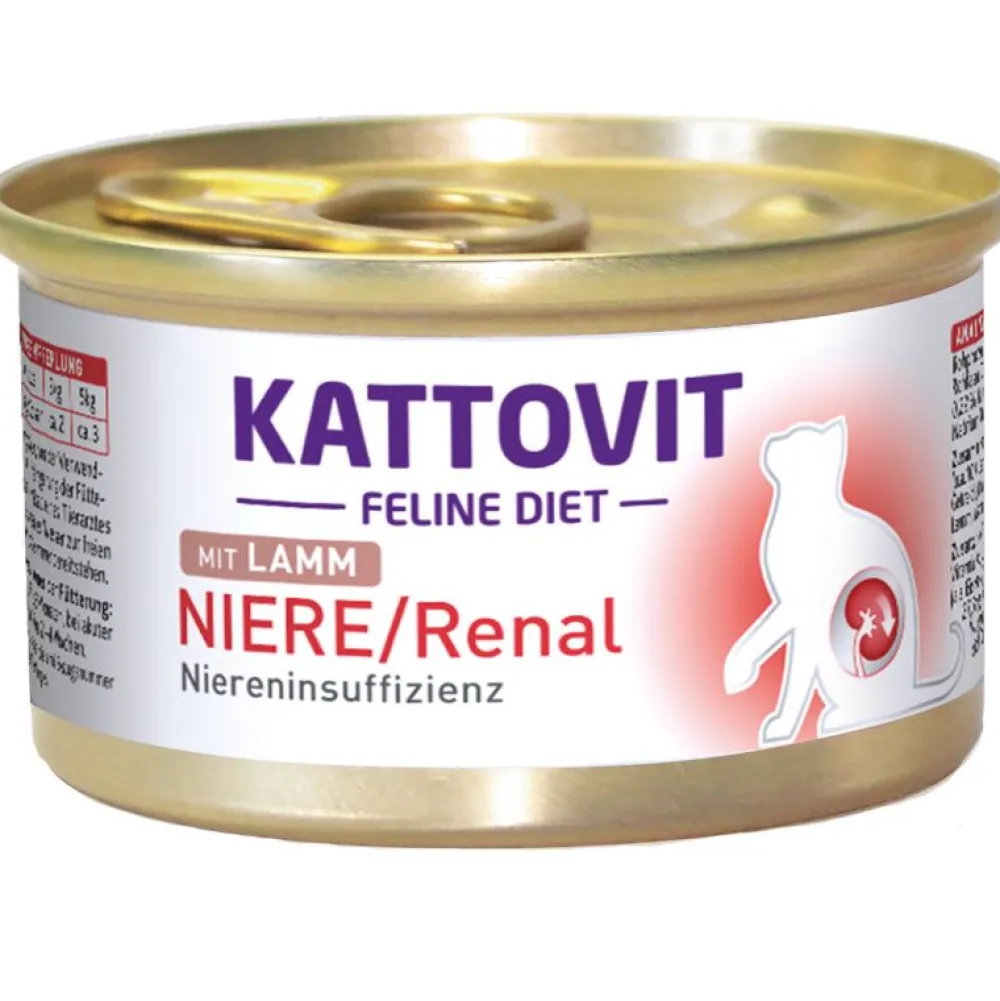 Kattovit>Futterfreund Kattovit Dose Niere/Renal mit Lamm 85g