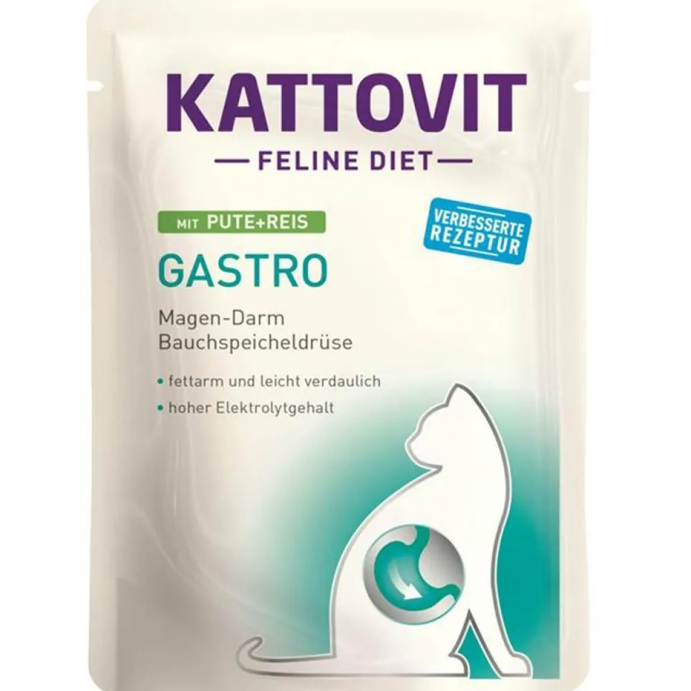 Kattovit>Futterfreund Kattovit Pouch Gastro mit Pute und Reis 85g
