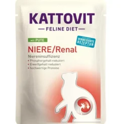 Kattovit>Futterfreund Kattovit Pouch Niere/Renal mit Pute 85g