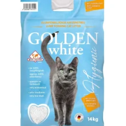 Katzenstreu>Futterfreund Katzenstreu Golden WHITE mit Lavendelduft 14 kg