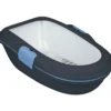 Katzentoiletten>Futterfreund Katzentoilette Berto, 39x22x59 cm, dunkelgr/pastellbl/granit