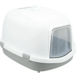 Katzentoiletten>Futterfreund Katzentoilette Primo XXL Top m. Haube, 56x47x71cm, grau/weiß