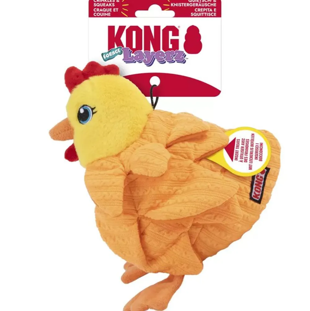 Spielzeug>Futterfreund KONG Layerz Forage Hen, 22cm